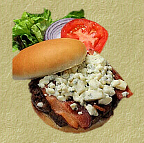 Blue Cheese and Bacon Burger