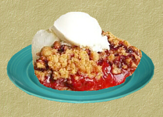 Cherry Crumb Pie