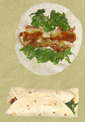 Seasoned Pork Strips Taco