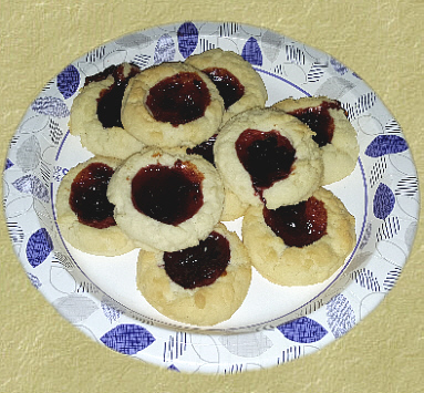 Shortbread Thumbprint Cookies