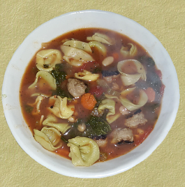 Tortellini and Sausage Soup